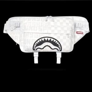 Split Mean and Clean Crossbody Sprayground Authentic with Tags (Separate) Rare